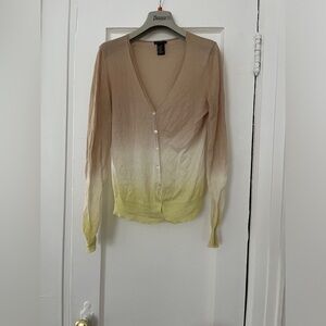 Theory Silk Cardigan
